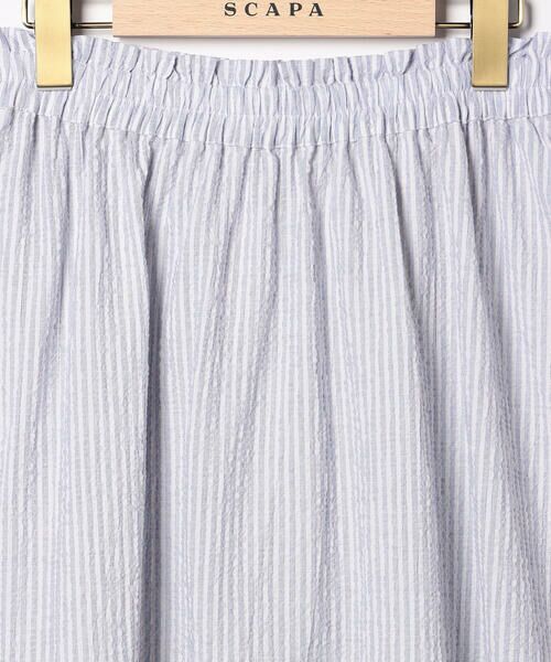 SCAPA / スキャパ ミニ・ひざ丈スカート | サッカーストライプスカート | 詳細2