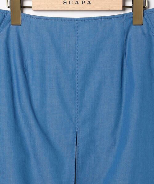 SCAPA / スキャパ ミニ・ひざ丈スカート | ライトダンガリースカート | 詳細2