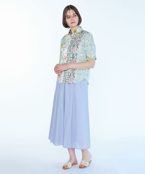 SCAPA / スキャパ シャツ・ブラウス | Liberty Printパッチワークブラウス | 詳細1