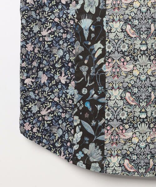 SCAPA / スキャパ シャツ・ブラウス | Liberty Printパッチワーク2ブラウス | 詳細10