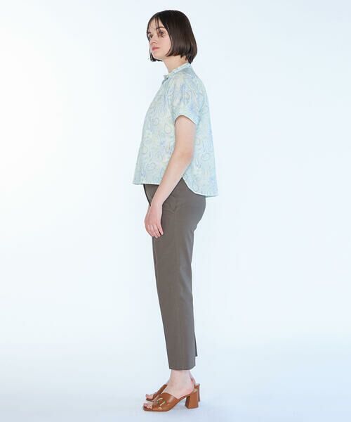 SCAPA / スキャパ シャツ・ブラウス | Liberty Printウェーブスタンド衿ブラウス | 詳細4