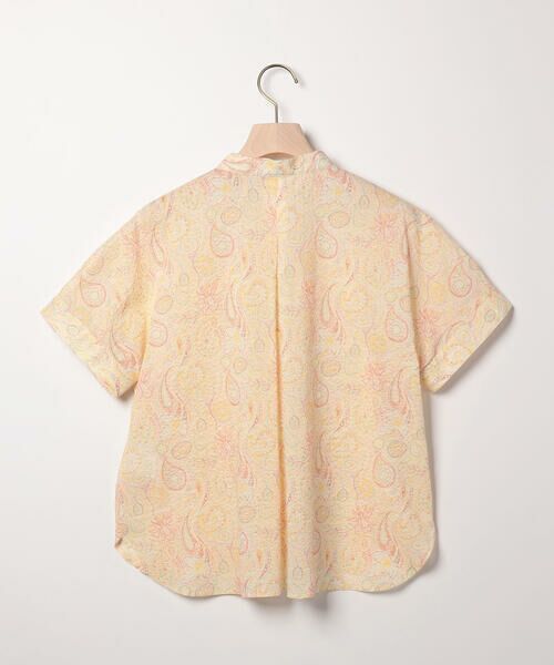 SCAPA / スキャパ シャツ・ブラウス | Liberty Printウェーブスタンド衿ブラウス | 詳細8