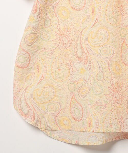 SCAPA / スキャパ シャツ・ブラウス | Liberty Printウェーブスタンド衿ブラウス | 詳細12