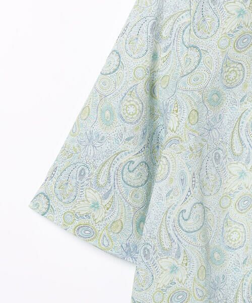 SCAPA / スキャパ シャツ・ブラウス | Liberty Printウェーブシャツ衿ラウス | 詳細4