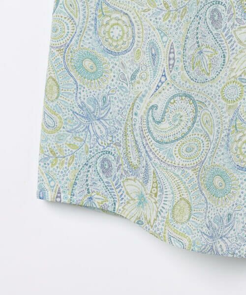 SCAPA / スキャパ シャツ・ブラウス | Liberty Printウェーブシャツ衿ラウス | 詳細5