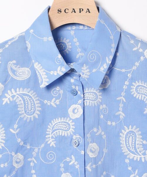 SCAPA / スキャパ シャツ・ブラウス | エンブロペーズリーブラウス | 詳細2