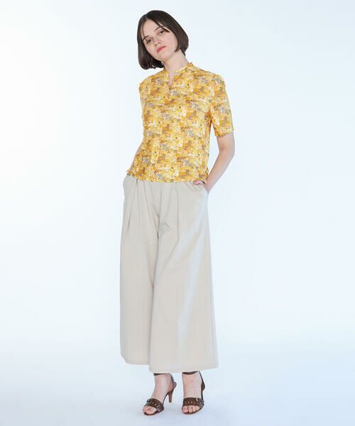 SCAPA / スキャパ カットソー | Liberty Printアーカイブ衿付きカットソー | 詳細7