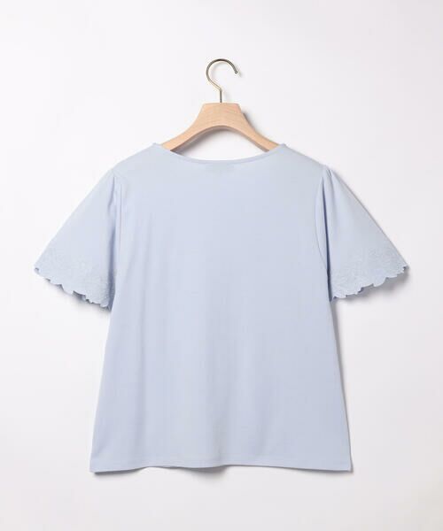 SCAPA / スキャパ カットソー | クリアエンブロフレアー袖カットソー | 詳細1