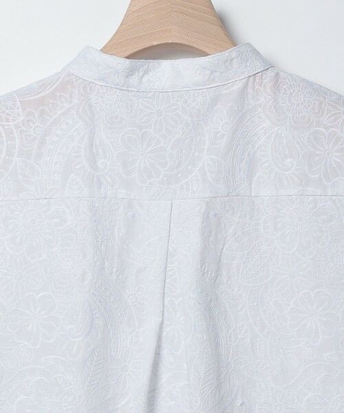 SCAPA / スキャパ シャツ・ブラウス | エンブロフラワーフレンチスリーブブラウス | 詳細3