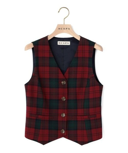 SCAPA / スキャパ テーラードジャケット | ジョリーンタータンベスト | 詳細4