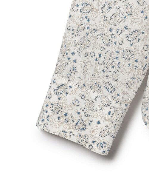 SCAPA / スキャパ シャツ・ブラウス | サラサリーフプリントシャツカラーブラウス | 詳細9