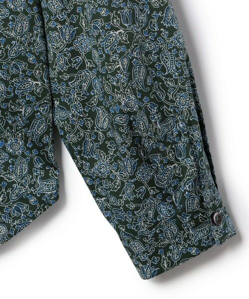 SCAPA / スキャパ シャツ・ブラウス | サラサリーフプリントフリルブラウス | 詳細5