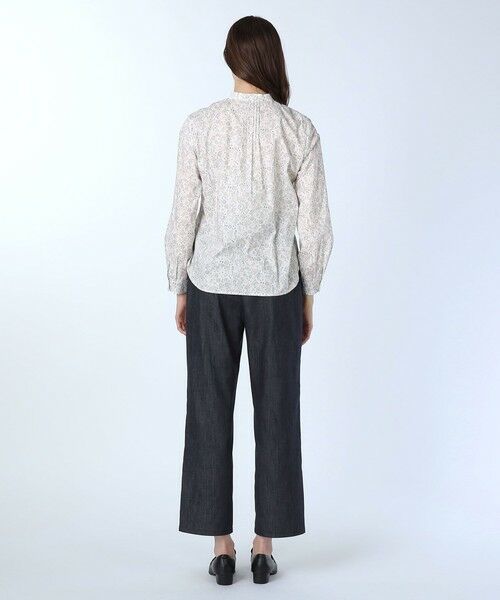 SCAPA / スキャパ シャツ・ブラウス | サラサリーフプリントフリルブラウス | 詳細11