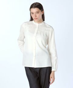 SCAPA / スキャパ シャツ・ブラウス | コットンツイルホワイトブラウス