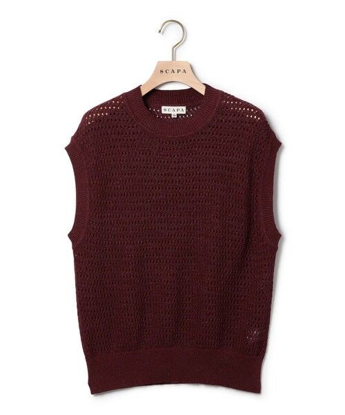 SCAPA / スキャパ ニット・セーター | ポンテニットベスト | 詳細4