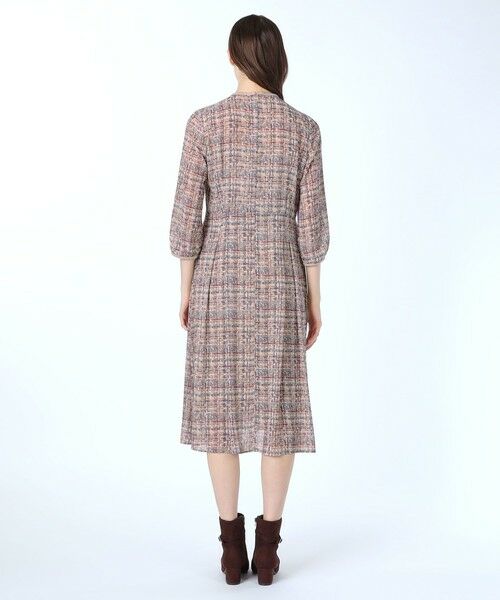 SCAPA / スキャパ ドレス | ツイードプリントワンピース | 詳細2