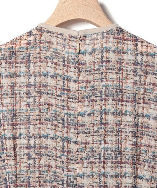 SCAPA / スキャパ ドレス | ツイードプリントワンピース | 詳細7