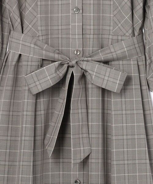 SCAPA / スキャパ ドレス | ライトグレンチェックワンピース | 詳細5