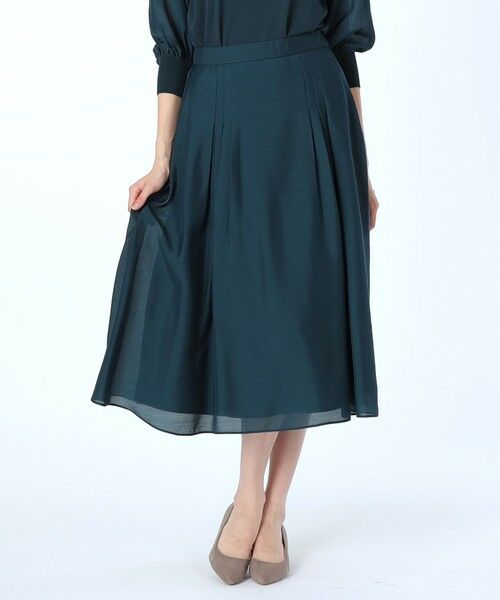 SCAPA / スキャパ ミニ・ひざ丈スカート | エアリーローンスカート | 詳細7