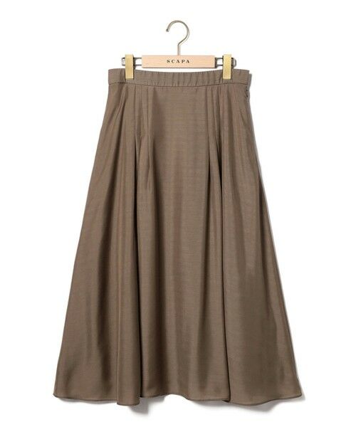 SCAPA / スキャパ ミニ・ひざ丈スカート | エアリーローンスカート | 詳細12