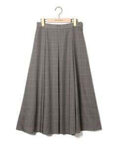 SCAPA / スキャパ ミニ・ひざ丈スカート | ライトグレンチェックスカート