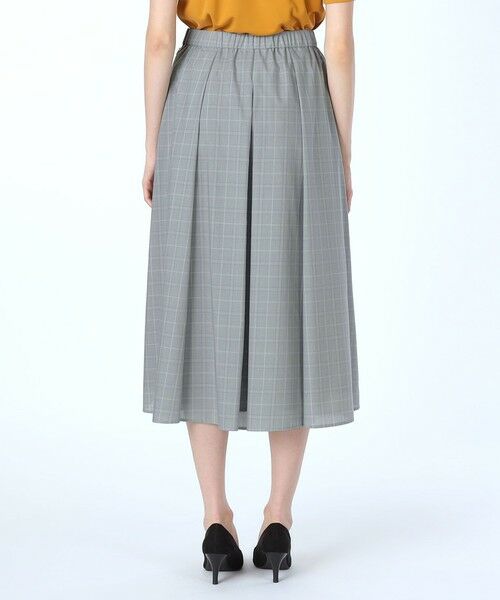 SCAPA / スキャパ ミニ・ひざ丈スカート | ライトグレンチェックスカート | 詳細1