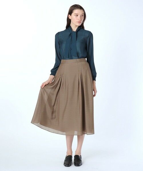 SCAPA / スキャパ シャツ・ブラウス | エアリーローンボータイブラウス | 詳細1