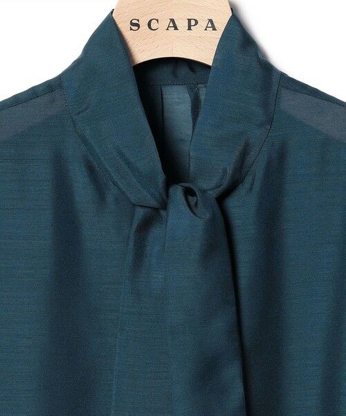 SCAPA / スキャパ シャツ・ブラウス | エアリーローンボータイブラウス | 詳細5