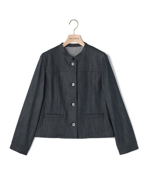 SCAPA / スキャパ テーラードジャケット | ソフトシャンブレージャケット | 詳細4