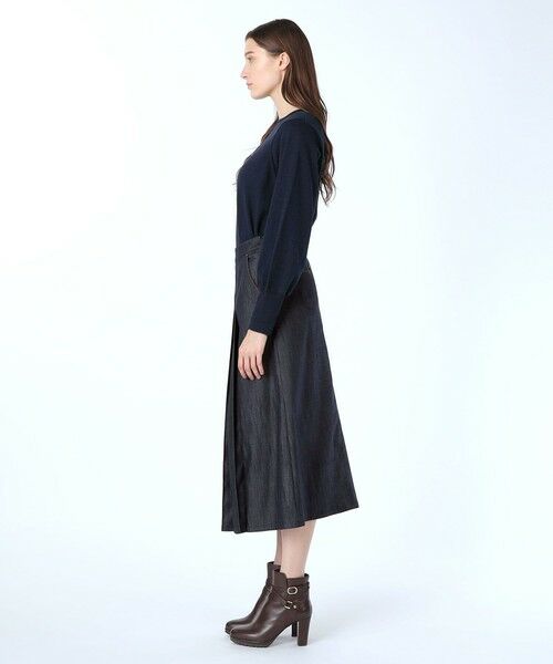 SCAPA / スキャパ ミニ・ひざ丈スカート | ソフトシャンブレースカート | 詳細2