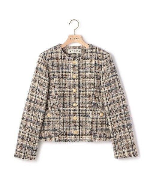 SCAPA / スキャパ テーラードジャケット | ウィロウツイードジャケット | 詳細4