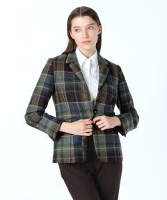 SCAPA / スキャパ テーラードジャケット | ムーンチェックツイードジャケット