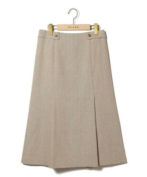 SCAPA / スキャパ ミニ・ひざ丈スカート | ウールネップスカート | 詳細11