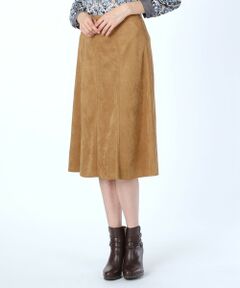 SCAPA / スキャパ ミニ・ひざ丈スカート | スエードジャージスカート