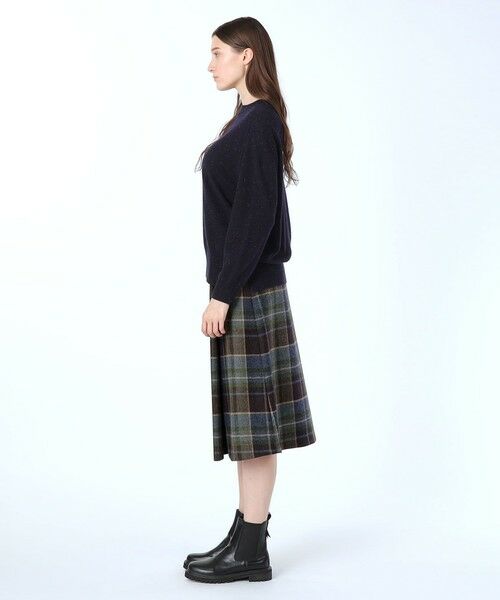 SCAPA / スキャパ ミニ・ひざ丈スカート | ムーンチェックツイードスカート | 詳細3
