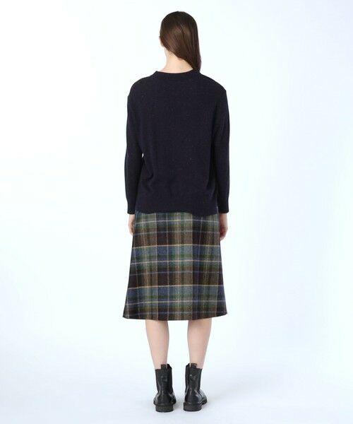 SCAPA / スキャパ ミニ・ひざ丈スカート | ムーンチェックツイードスカート | 詳細4