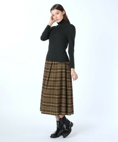 SCAPA / スキャパ ミニ・ひざ丈スカート | フランネルチェックスカート