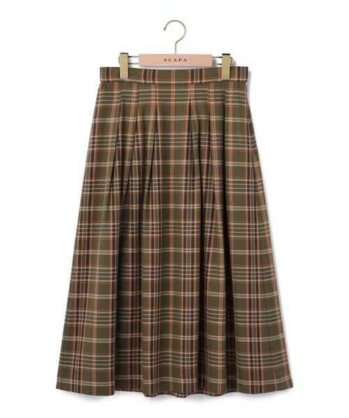 SCAPA / スキャパ ミニ・ひざ丈スカート | フランネルチェックスカート | 詳細7
