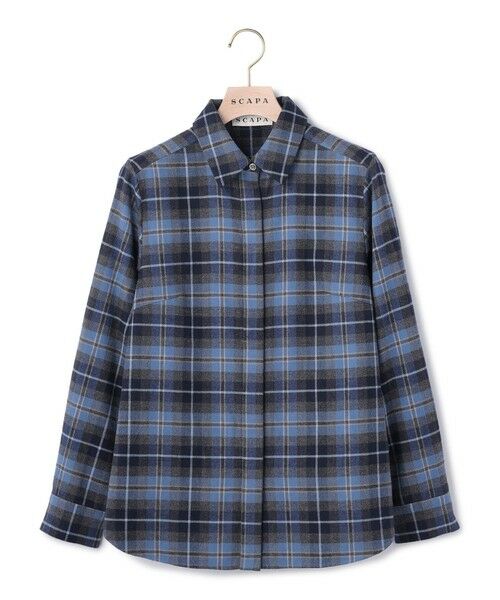 SCAPA / スキャパ シャツ・ブラウス | フランネルチェックブラウス | 詳細4