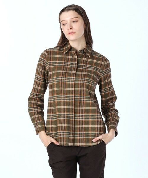 SCAPA / スキャパ シャツ・ブラウス | フランネルチェックブラウス | 詳細12