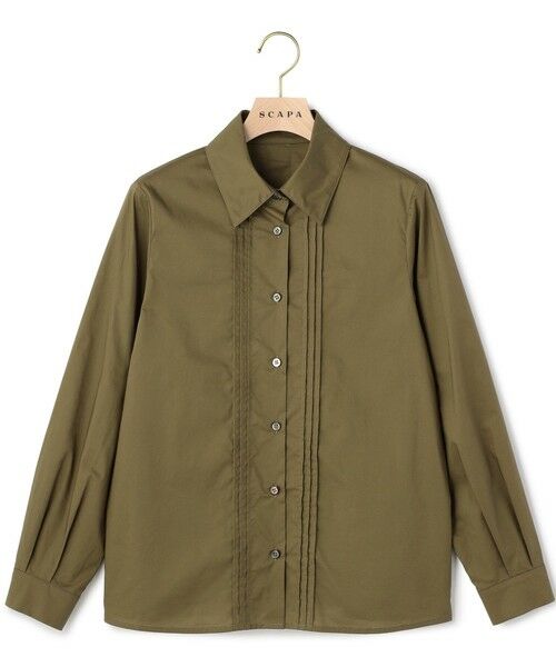 SCAPA / スキャパ シャツ・ブラウス | コットンポプリンブラウス | 詳細1