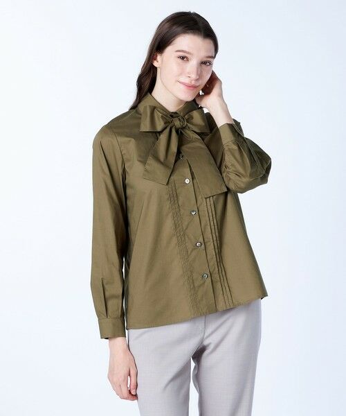 SCAPA / スキャパ シャツ・ブラウス | コットンポプリンブラウス | 詳細2