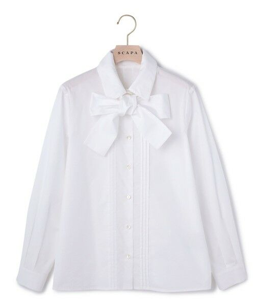 SCAPA / スキャパ シャツ・ブラウス | コットンポプリンブラウス | 詳細5