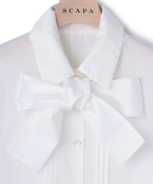 SCAPA / スキャパ シャツ・ブラウス | コットンポプリンブラウス | 詳細8