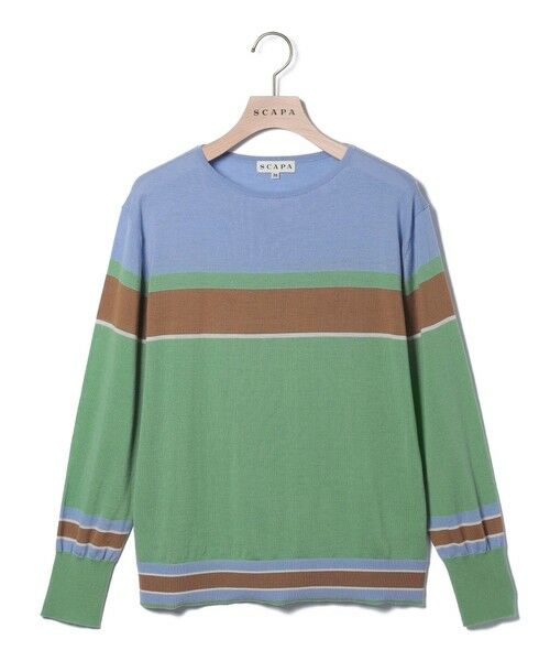 SCAPA / スキャパ ニット・セーター | カシウールボーダーニット | 詳細4