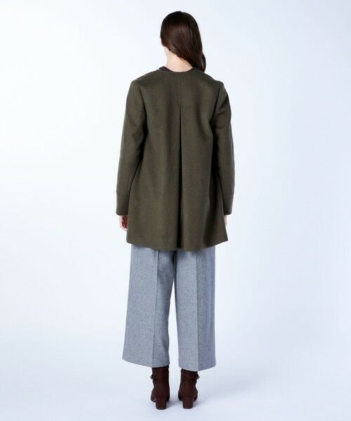 SCAPA / スキャパ トレンチコート | ウールビーバーノーカラーコート | 詳細2