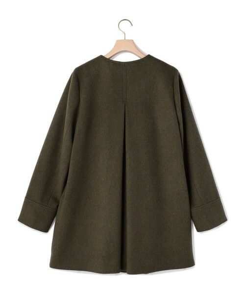 SCAPA / スキャパ トレンチコート | ウールビーバーノーカラーコート | 詳細4