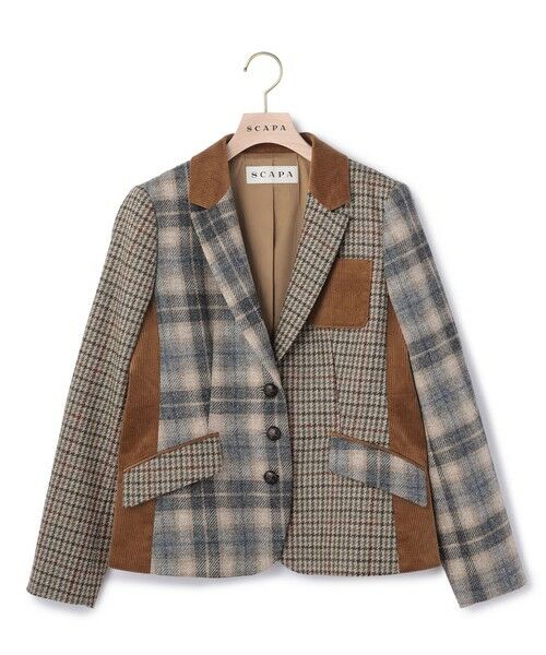 SCAPA / スキャパ テーラードジャケット | マラリウスチェックテーラージャケット | 詳細4