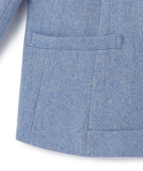 SCAPA / スキャパ テーラードジャケット | ブレインツイードノーカラージャケット | 詳細9