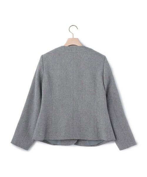 SCAPA / スキャパ テーラードジャケット | ブレインツイードノーカラージャケット | 詳細11